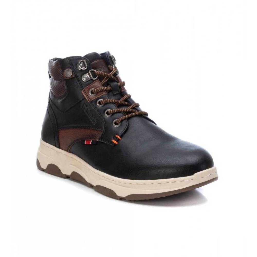 NEW XTI men's ankle boots in black